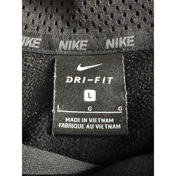 Nike Men's Dri Fit Sz Large Hoodie Back White Check Classic Activewear Trendy - Picture 9 of 11